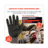 TENACIOUS HOLDINGS, INC. ergodyne® 10314 ProFlex 7072 ANSI A7 Nitrile-Coated CR Gloves, EN388: 4X44F, 9" Long, Large, Gray, Pair