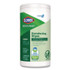 CLOROX SALES CO. 60605EA CloroxPro EcoClean Disinfecting Wipes, 1-Ply, 8 x 7, Unscented, White, 75 Count