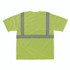 TENACIOUS HOLDINGS, INC. ergodyne® 21531 GloWear 8289-ECO Class 2 Recycled Hi-Vis T-Shirt, X-Small, Lime