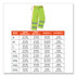 TENACIOUS HOLDINGS, INC. ergodyne® 24453 GloWear 8925 Class E Hi-Vis Thermal Pants, Medium, Lime