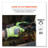 TENACIOUS HOLDINGS, INC. ergodyne® 17813 ProFlex 7041 ANSI A4 Nitrile-Coated CR Gloves, EN388: 4X42D, 10" Long, Medium, Lime, Pair