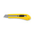 STANLEY BOSTITCH 10280 Standard Snap-Off Knife, 18 mm Blade, 6.75" Plastic Handle, Yellow