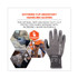 TENACIOUS HOLDINGS, INC. ergodyne® 18074 ProFlex 7071 ANSI A7 PU Coated CR Gloves, EN388: 4X42F, 9" Long, Large, Gray, Pair