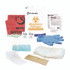FIRST AID ONLY, INC. 91169 15-Piece Blood-Borne Pathogen Treatment Pack, 15 Pieces, Resealable Plastic Bag
