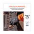 TENACIOUS HOLDINGS, INC. ergodyne® 10482 ProFlex 7044 ANSI A4 PU Coated CR Gloves, EN388: 4X42D, 9" Long, Small, Gray, 12 Pairs