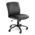 SAFCO PRODUCTS 3491BV Uber Big/Tall Series Mid Back Chair, Vinyl, Supports Up to 500 lb, 18.5" to 22.5" Seat Height, Black