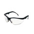 MCR SAFETY KD310 Klondike Plus Safety Glasses, Black Frame, Clear Lens