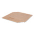 BAGCRAFT 300899 EcoCraft Grease-Resistant Paper Wraps and Liners, 14 x 14, Natural, 1,000/Box, 4 Boxes/Carton