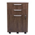 UNION & SCALE 24398957 Essentials Mobile Pedestal File, Left or Right, 3-Drawers: Box/Box/File, Legal/Letter, Espresso, 15.6" x 21.3" x 24.3"