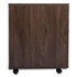 UNION & SCALE 24398957 Essentials Mobile Pedestal File, Left or Right, 3-Drawers: Box/Box/File, Legal/Letter, Espresso, 15.6" x 21.3" x 24.3"