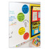 PACON CORPORATION 9012 Self Stick Dry Erase Circles, 10" x 10", Assorted Surface, 10/Pack