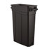 SUNCAST CORPORATION Commercial® TCNH2030BK 23 Gallon Resin Slim Trash Can, Plastic, Black