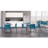 HON COMPANY CTSQ36NLK1KI Arrange Table Tops, Square, 36 x 36 x 1, Kingswood Walnut