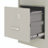 ALERA HVF1552LG Economy Vertical File, 4 Letter-Size File Drawers, Light Gray, 15" x 25" x 52"