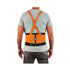 TENACIOUS HOLDINGS, INC. ergodyne® 11885 ProFlex 100HV Economy Hi-Vis Spandex Back Support Brace, X-Large, 38" to 42" Waist, Black/Orange