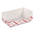 SOUTHERN CHAMPION TRAY SCT® 0413 Paper Food Baskets, 1 lb Capacity, Red/White, Paper, 1,000/Carton