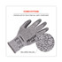 TENACIOUS HOLDINGS, INC. ergodyne® 10463 ProFlex 7030 ANSI A3 PU Coated CR Gloves, EN388: 4X42C, 9" Long, Medium, Gray, Pair