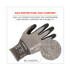 TENACIOUS HOLDINGS, INC. ergodyne® 10304 ProFlex 7072 ANSI A7 Nitrile-Coated CR Gloves, EN388: 4X44F, 9" Long, Large, Gray, 12 Pairs