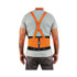 TENACIOUS HOLDINGS, INC. ergodyne® 11887 ProFlex 100HV Economy Hi-Vis Spandex Back Support Brace, 3X-Large, 46" to 52" Waist, Black/Orange