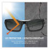 TENACIOUS HOLDINGS, INC. ergodyne® 50031 Skullerz Odin Safety Glasses, Black Nylon Impact Frame, Polarized Smoke Polycarbonate Lens