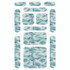 THE PENCIL GRIP TPG Creations™ 88724 Anywhere Zen Strips, Sandy Waves Print, Ages 6 and Up, Assorted Colors, 13/Set, 24 Sets/Carton