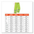 TENACIOUS HOLDINGS, INC. ergodyne® 24455 GloWear 8925 Class E Hi-Vis Thermal Pants, X-Large, Lime