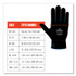TENACIOUS HOLDINGS, INC. ergodyne® 17672 ProFlex 7551 ANSI A5 Coated Waterproof CR Gloves, EN388: 4X43E, 10" Long, Small, Orange, Pair