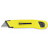 STANLEY BOSTITCH 10-065 Plastic Light-Duty Utility Knife with Retractable Blade, 6" Plastic Handle, Yellow