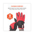 TENACIOUS HOLDINGS, INC. ergodyne® 17925 ProFlex 812CR6 ANSI A6 Utility and CR Gloves, EN388: 2543E, 9" Long, X-Large, Black, Pair