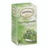 TWININGS NORTH AMERICA INC 09179 Tea Bags, Pure Peppermint, 1.76 oz, 25/Box