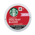 STARBUCKS COFFEE COMPANY 12412029CT Holiday Blend Coffee, K-Cups, 22/Box, 4 Boxes/Carton