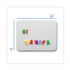 FLIPSIDE PRODUCTS 10025 Magnetic Dry Erase Board, 12" x 9", White Surface