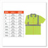 TENACIOUS HOLDINGS, INC. ergodyne® 21646 GloWear 8295 Class 2 Hi-Vis Polo Shirt, 2X-Large, Lime