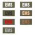 Eleven 10 E10-7001-EMS-RGR/RED 2x4 Med ID Patch