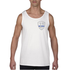 Thin Blue Line 1AS-TANK-WHITE-L Tank - 1 Asterisk, Thin Blue Line