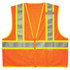 ERGODYNE CORPORATION 21319 Ergodyne GloWear Safety Vest, 2-Tone 8230Z, Type R Class 2, 4X/5X, Orange