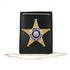 Boston Leather 400-4054 Neck Chain Id Holder With Recessed Badge