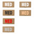 Eleven 10 E10-7001-MED-CYT/TAN 2x4 Med ID Patch
