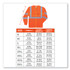 TENACIOUS HOLDINGS, INC. ergodyne® 21713 GloWear 8391 Class 3 Hi-Vis Long Sleeve Shirt, Polyester, Orange, Medium