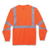 TENACIOUS HOLDINGS, INC. ergodyne® 21713 GloWear 8391 Class 3 Hi-Vis Long Sleeve Shirt, Polyester, Orange, Medium