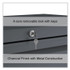 ALERA HLF3667CC Lateral File, 5 Legal/Letter/A4/A5-Size File Drawers, Charcoal, 36" x 18.63" x 67.63"