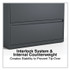 ALERA HLF3667CC Lateral File, 5 Legal/Letter/A4/A5-Size File Drawers, Charcoal, 36" x 18.63" x 67.63"