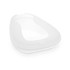 MEDLINE INDUSTRIES, INC. DYNEC80281C Medline Contour Bedpans, 4 1/4inH x 11inW x 13inD, Clear, Pack Of 8