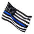 Thin Blue Line DB-AMERICAN-6X10 Durasleek Thin Blue Line American Flag, Sewn & Embroidered