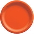 AMSCAN 690015.05  Round Paper Plates, Orange Peel, 10in, 50 Plates Per Pack, Case Of 2 Packs