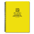 RITE IN THE RAIN 425-MX  All-Weather Spiral Notebooks, Commercial Pool & Spa Log, 8-1/2in x 11in, 94 Pages (47 Sheets), Yellow, Pack Of 6 Notebooks
