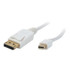 VCOM INTERNATIONAL MULTI MEDIA Comprehensive MDP-DISP-15ST  Mini DisplayPort Male To DisplayPort Male Cable, 15ft