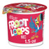 KELLOGG'S 01246 Froot Loops Breakfast Cereal, Single-Serve 1.5 oz Cup, 6/Box