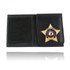 Boston Leather 575-S-4064 Book Style Badge Case, Flip Out Badge Flap
