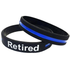 Thin Blue Line TBL-RETIRED-BR Retired - Thin Blue Line Silicone Bracelet